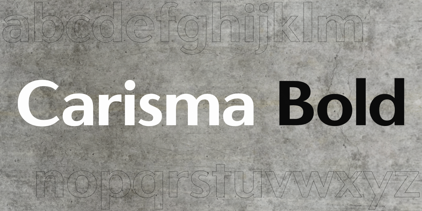 Carisma Bold fontname