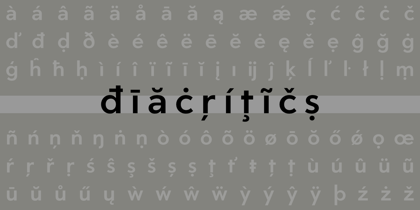 Diacritics