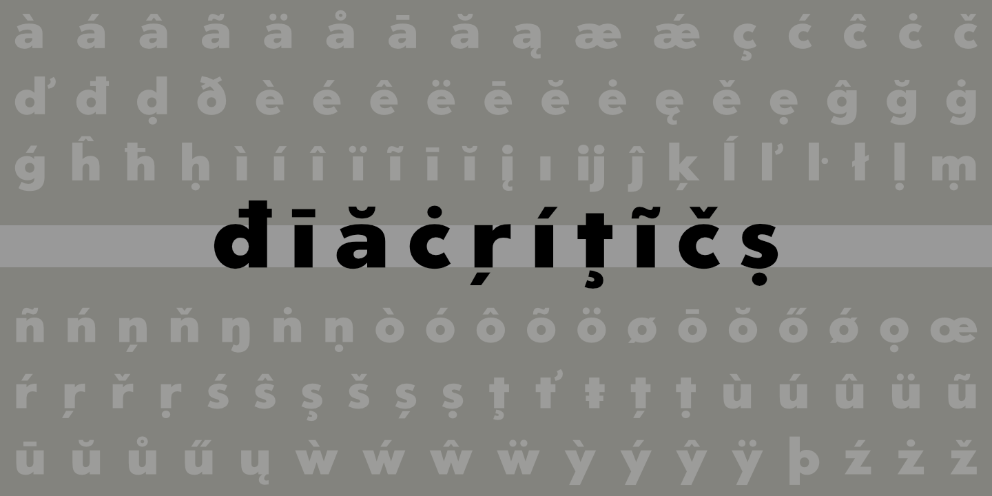 Diacritics