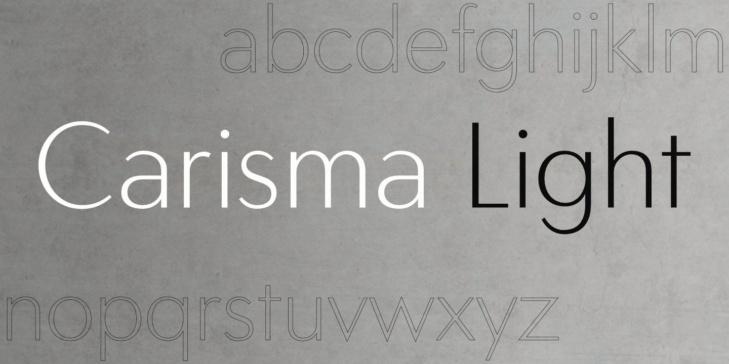Carisma Bold fontname