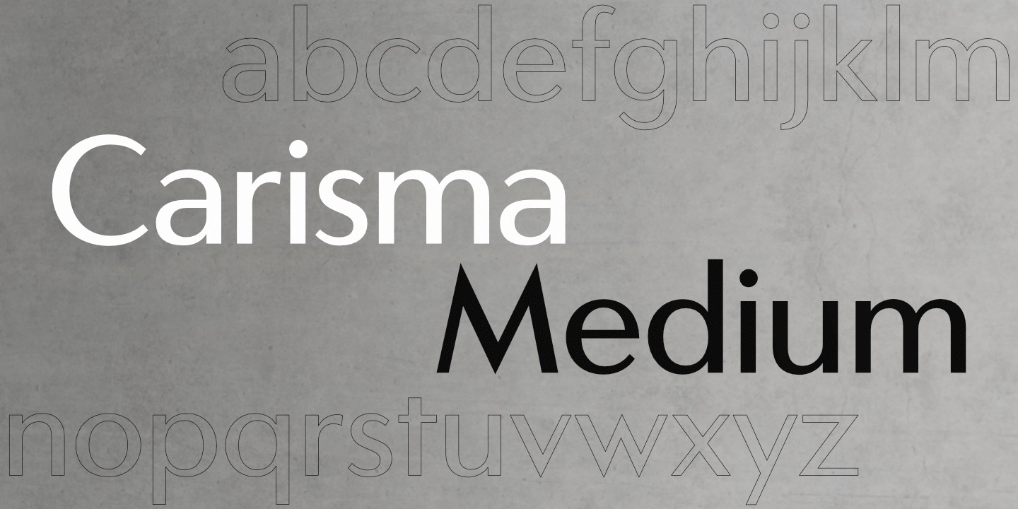 Carisma Medium fontname