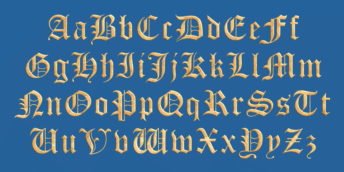 font poster