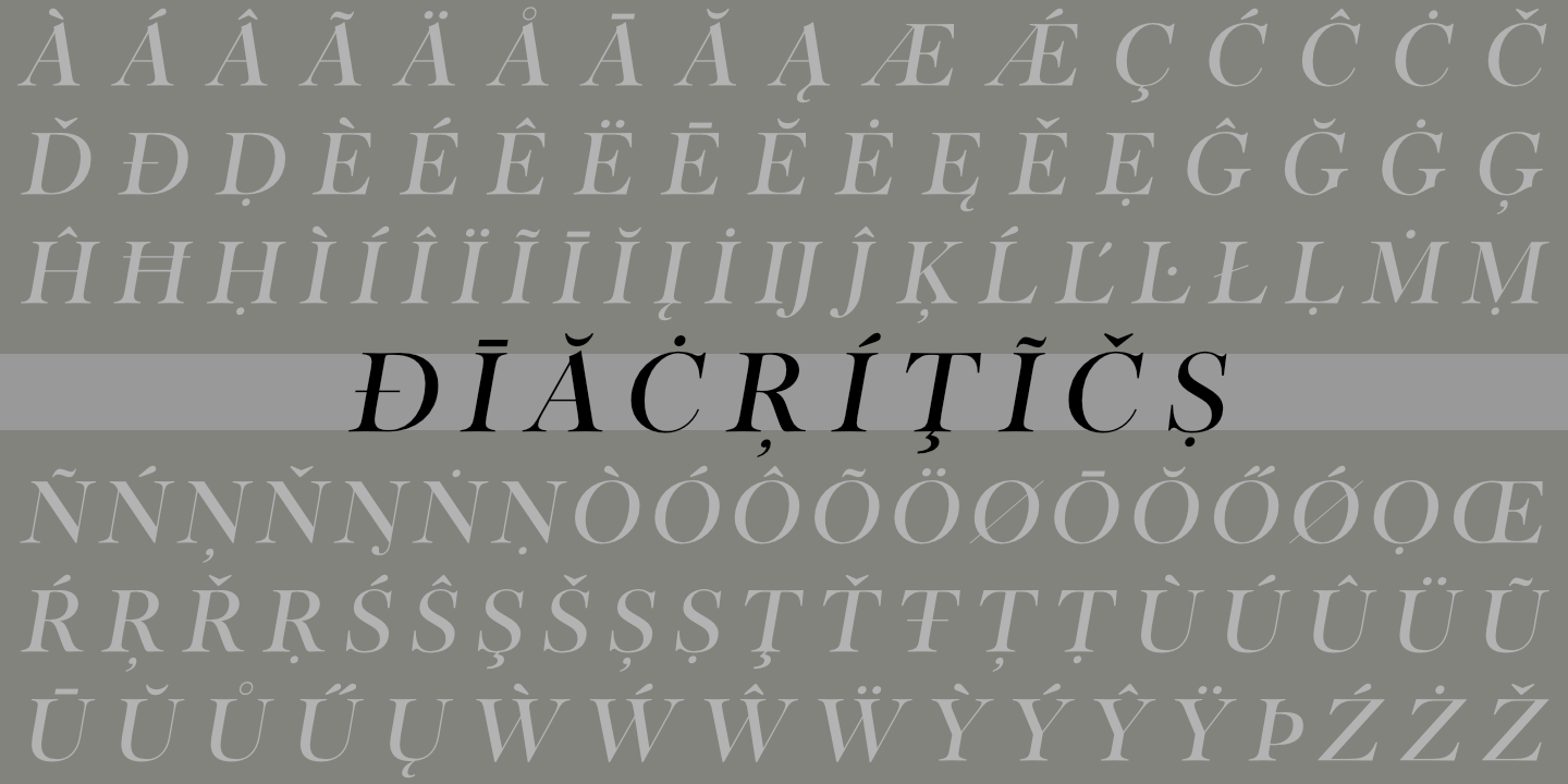 Diacritics