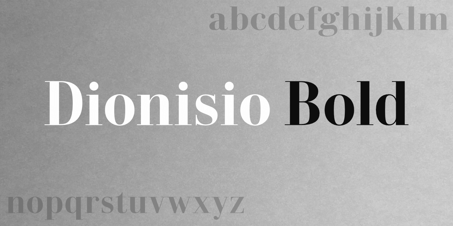 Font poster
