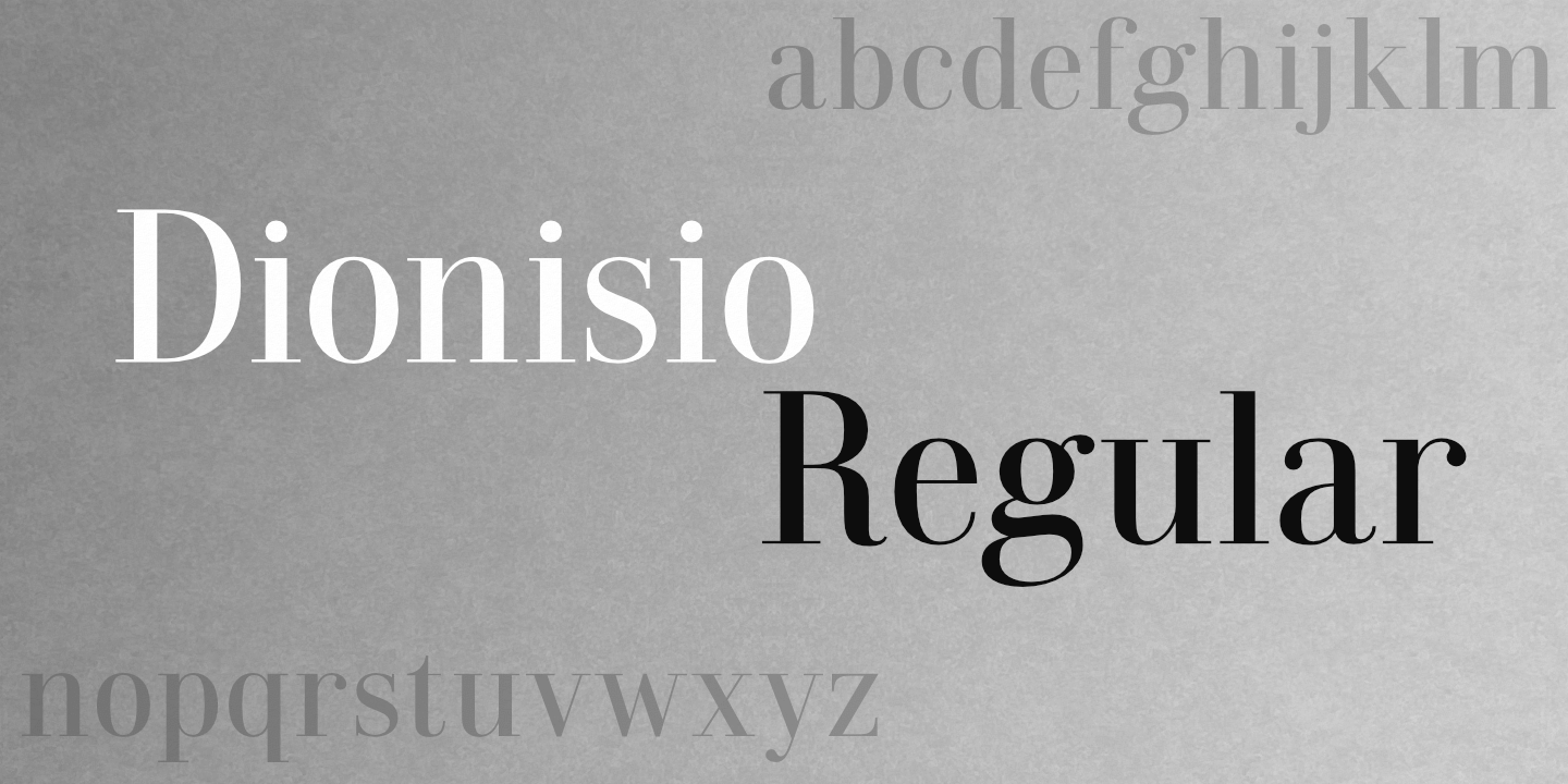 Font poster