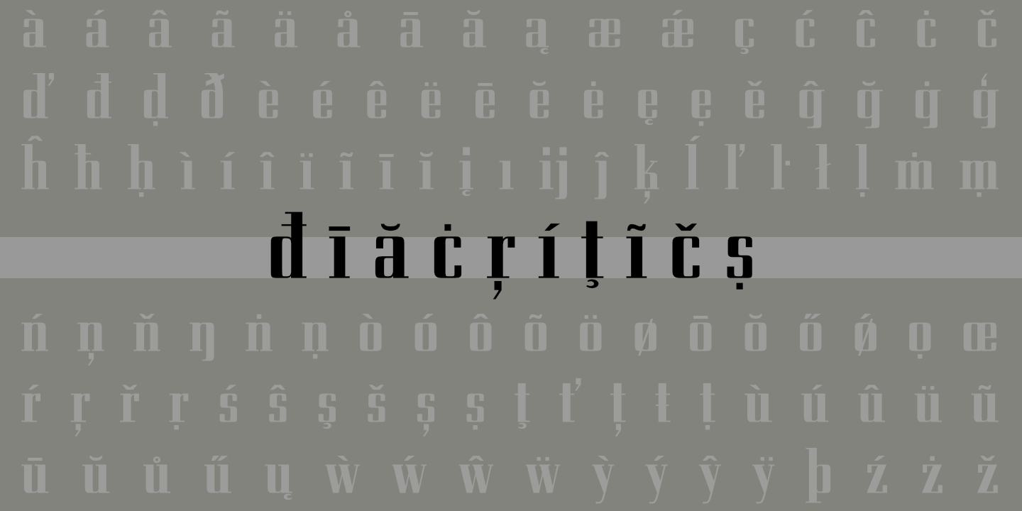 Diacritics