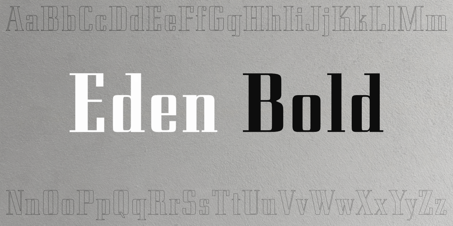 Font poster