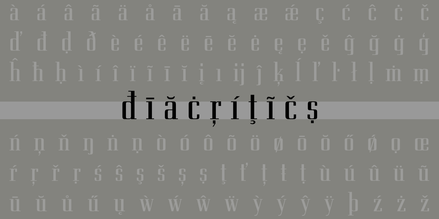 Diacritics