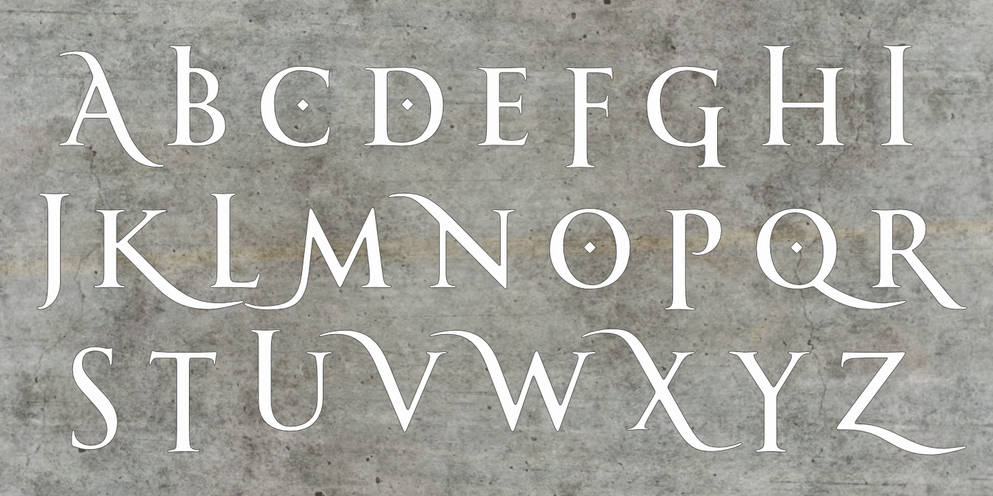 Font poster
