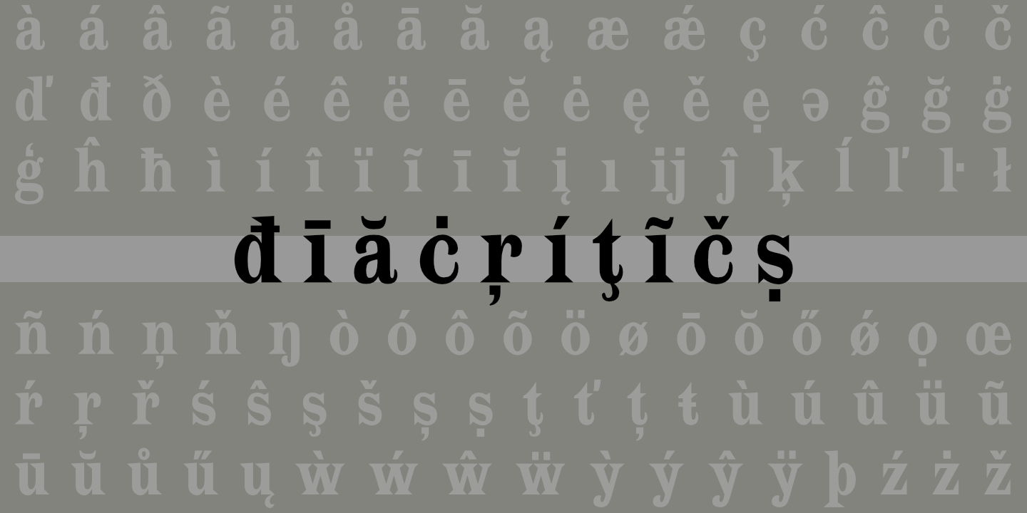 Diacritics