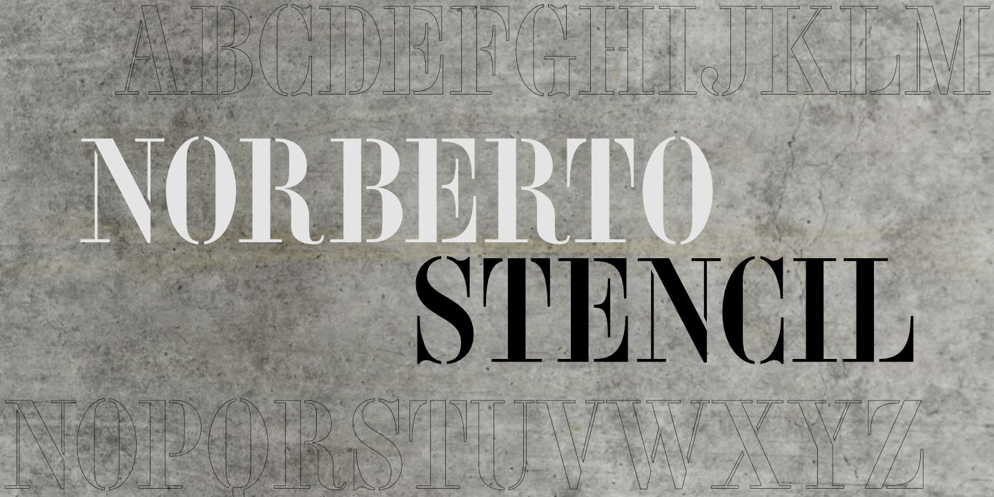 Font poster