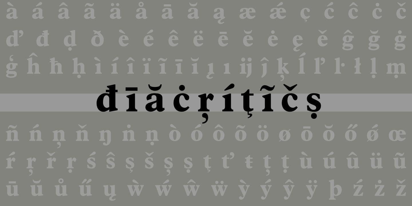 Diacritics