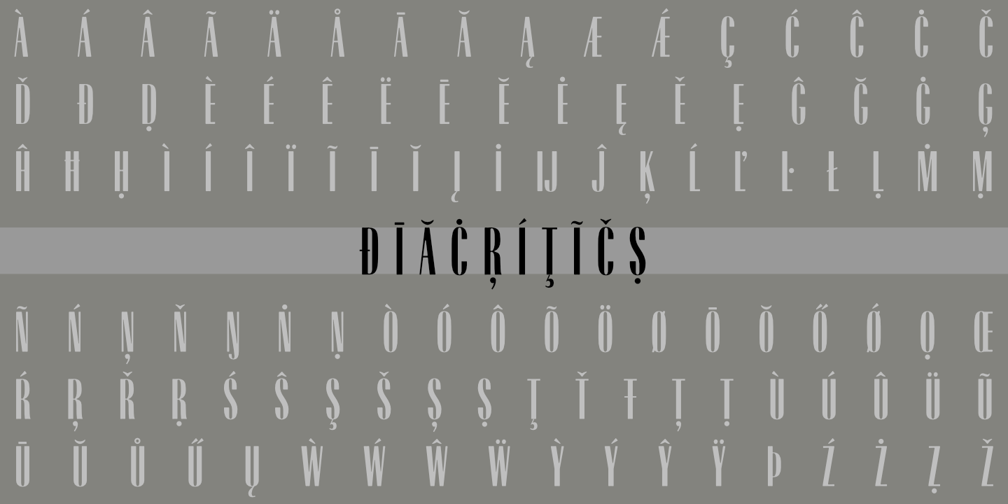 Diacritics