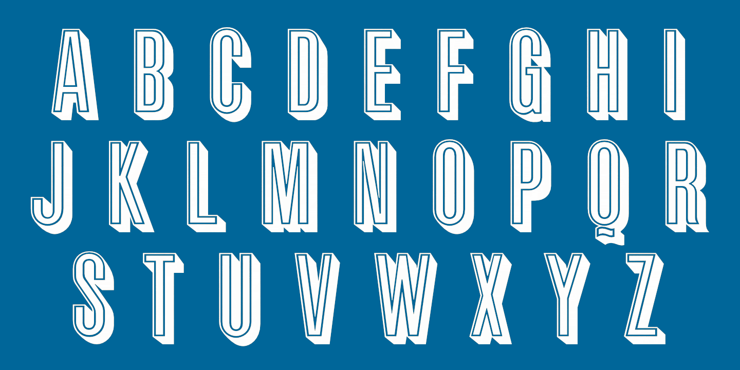 font poster