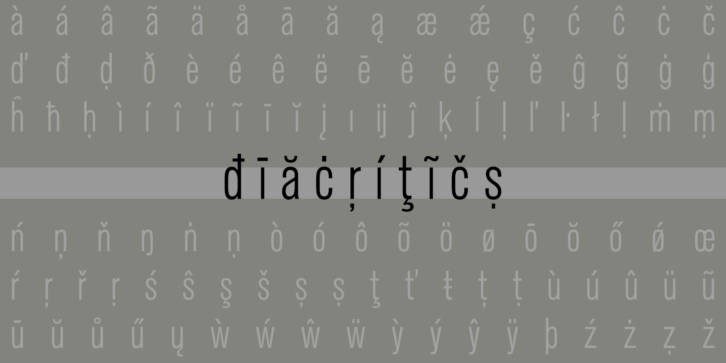 Diacritics