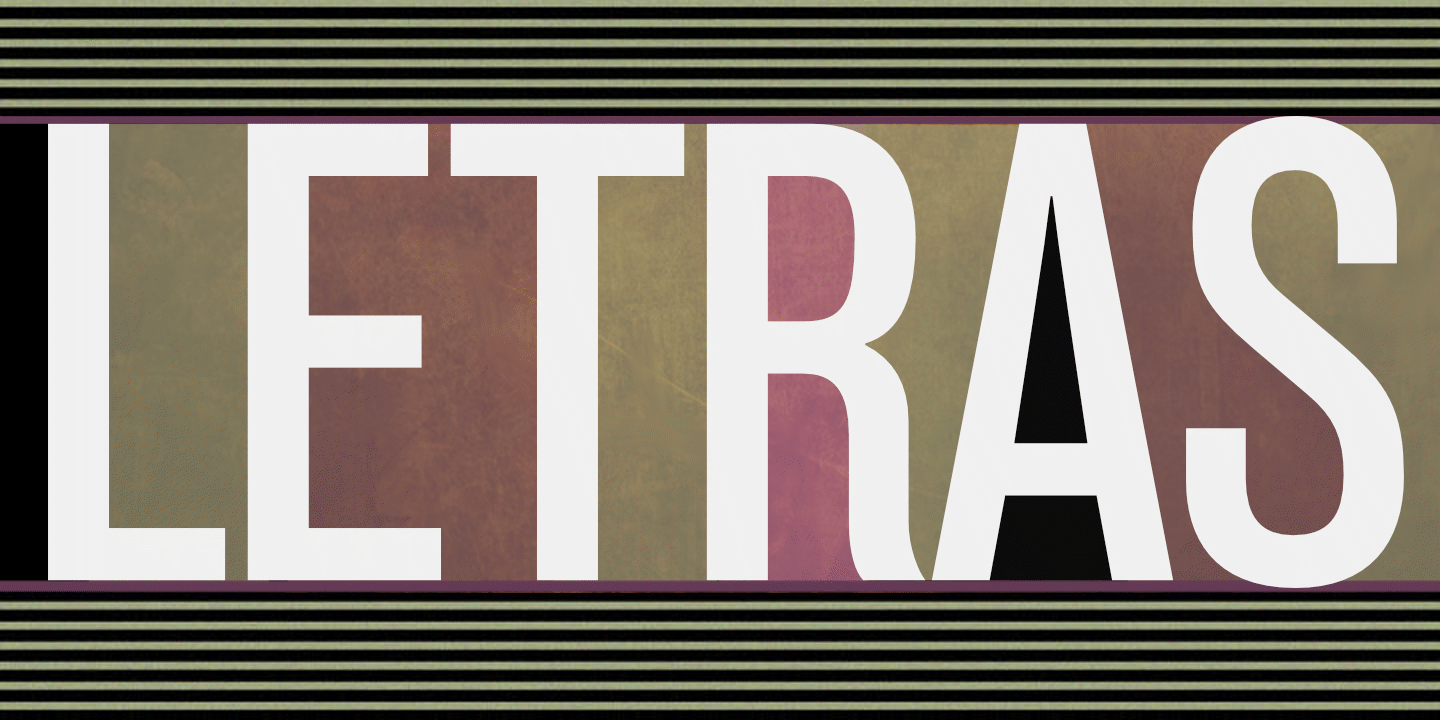 Font poster