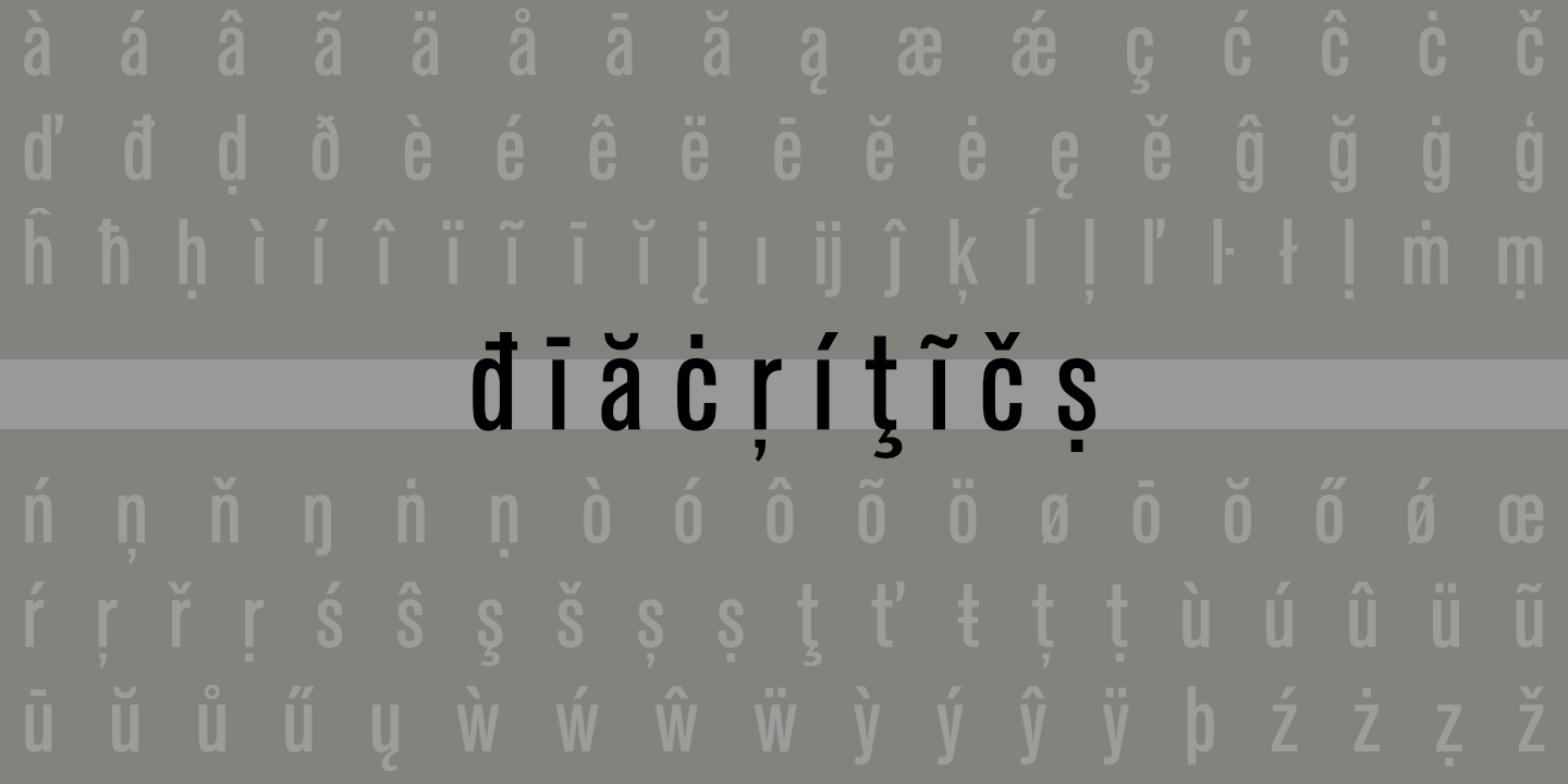 Diacritics