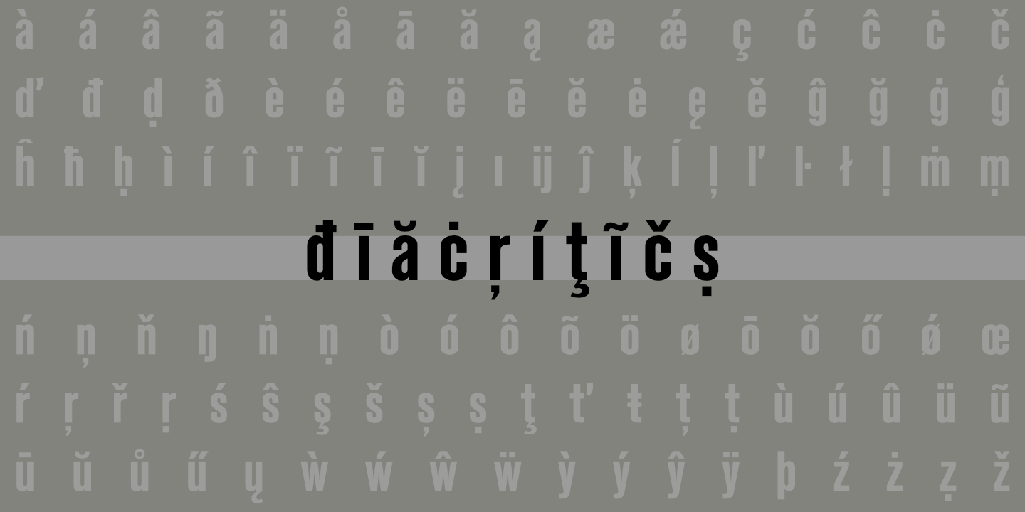 Diacritics