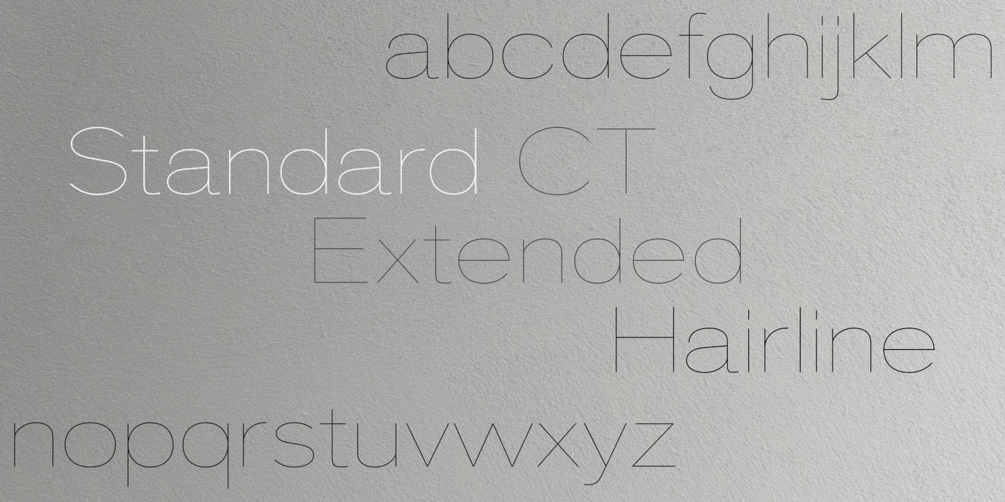Font poster