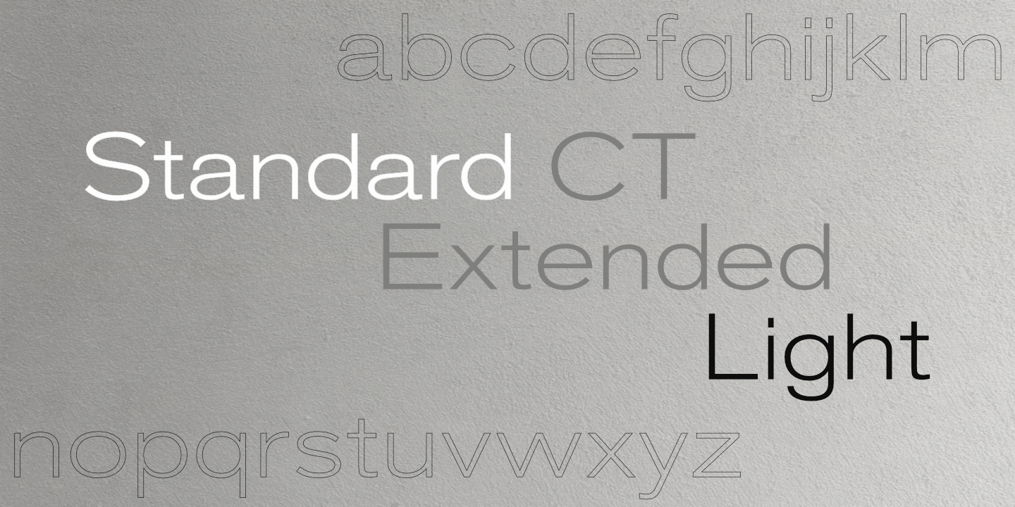 Font poster