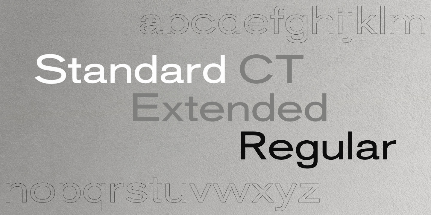 Font poster