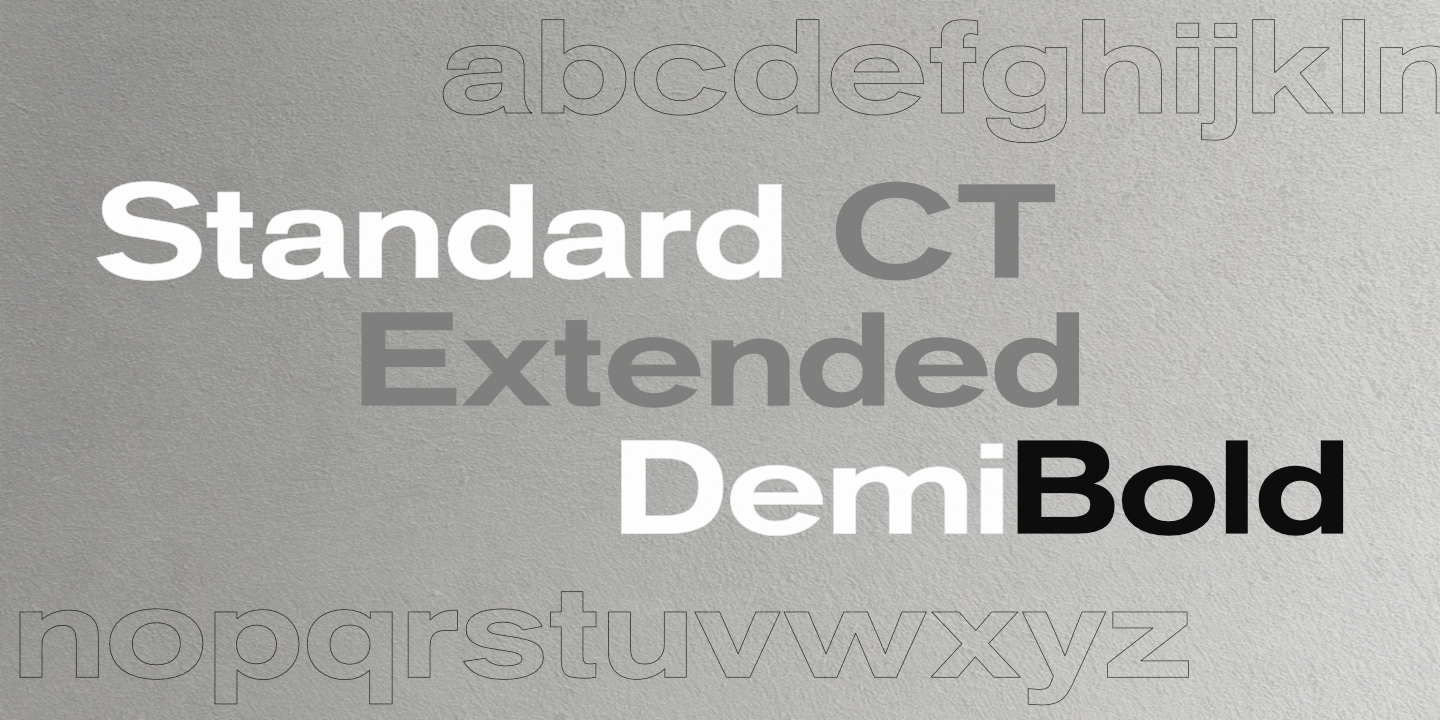 Font poster