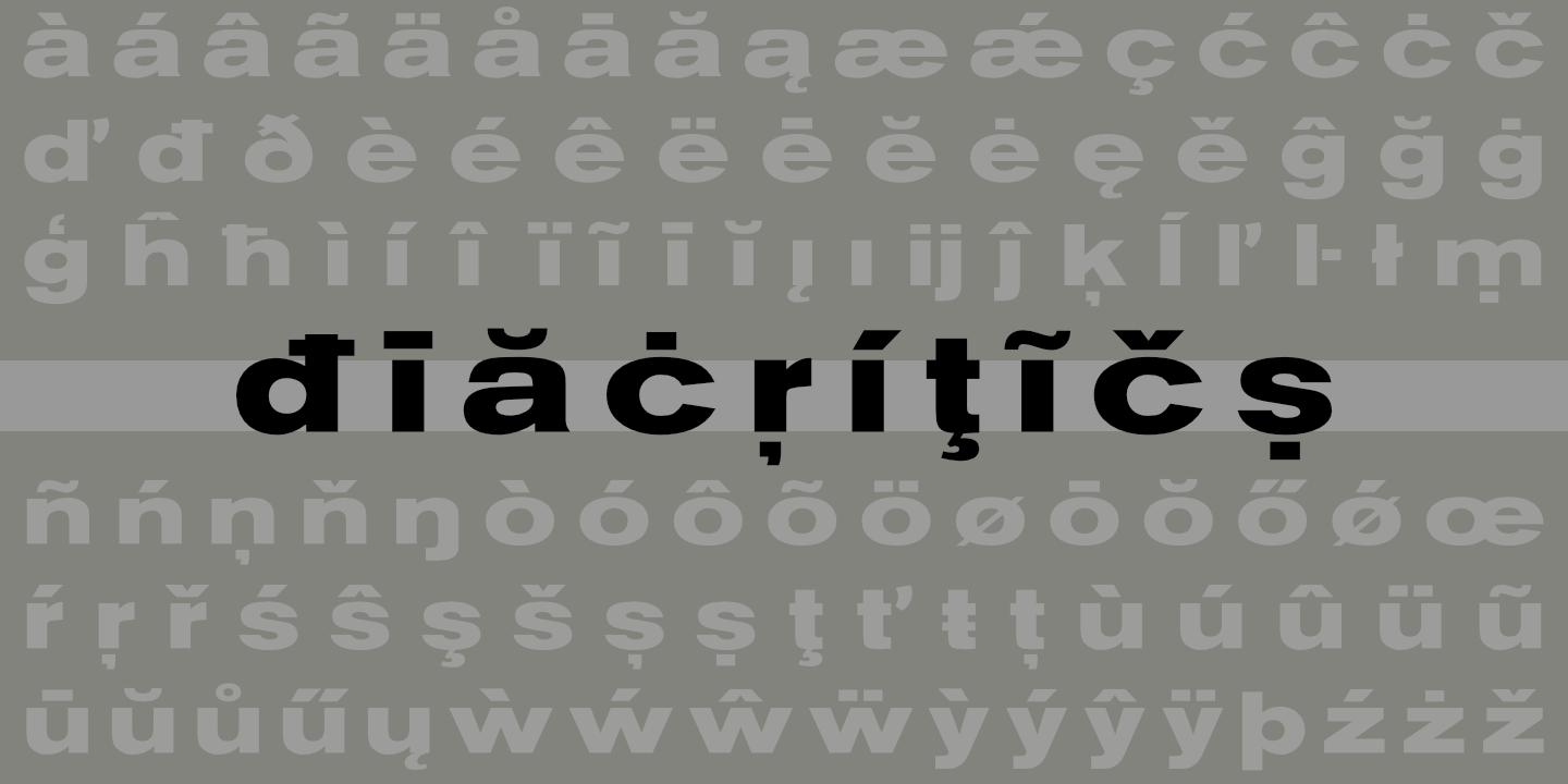 Diacritics