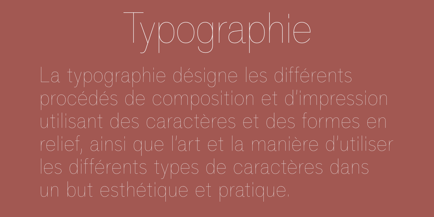 Typographie