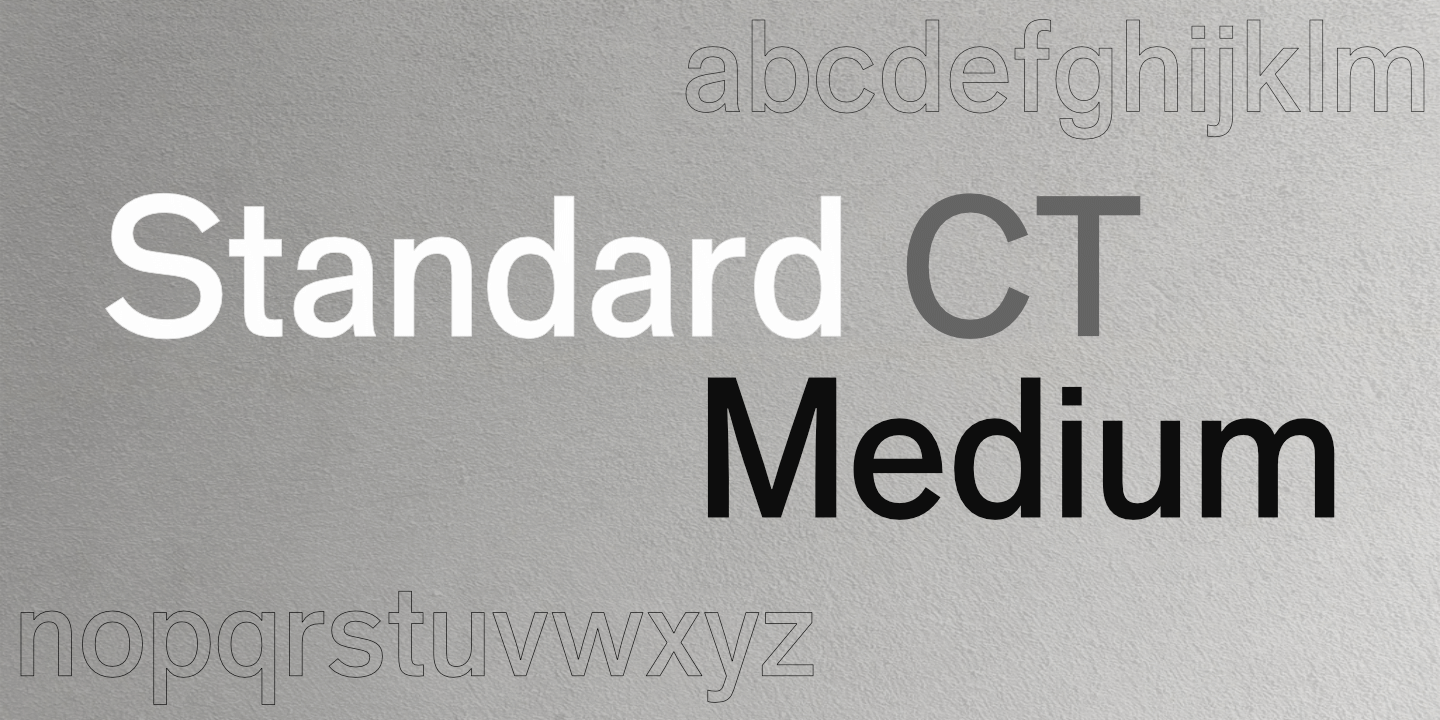 Font poster