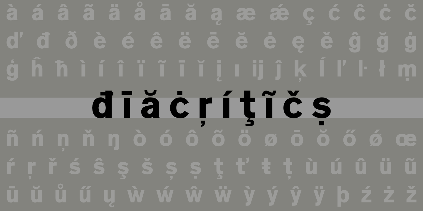 Diacritics