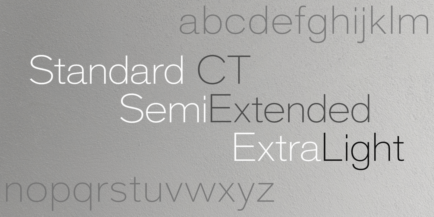 Font poster