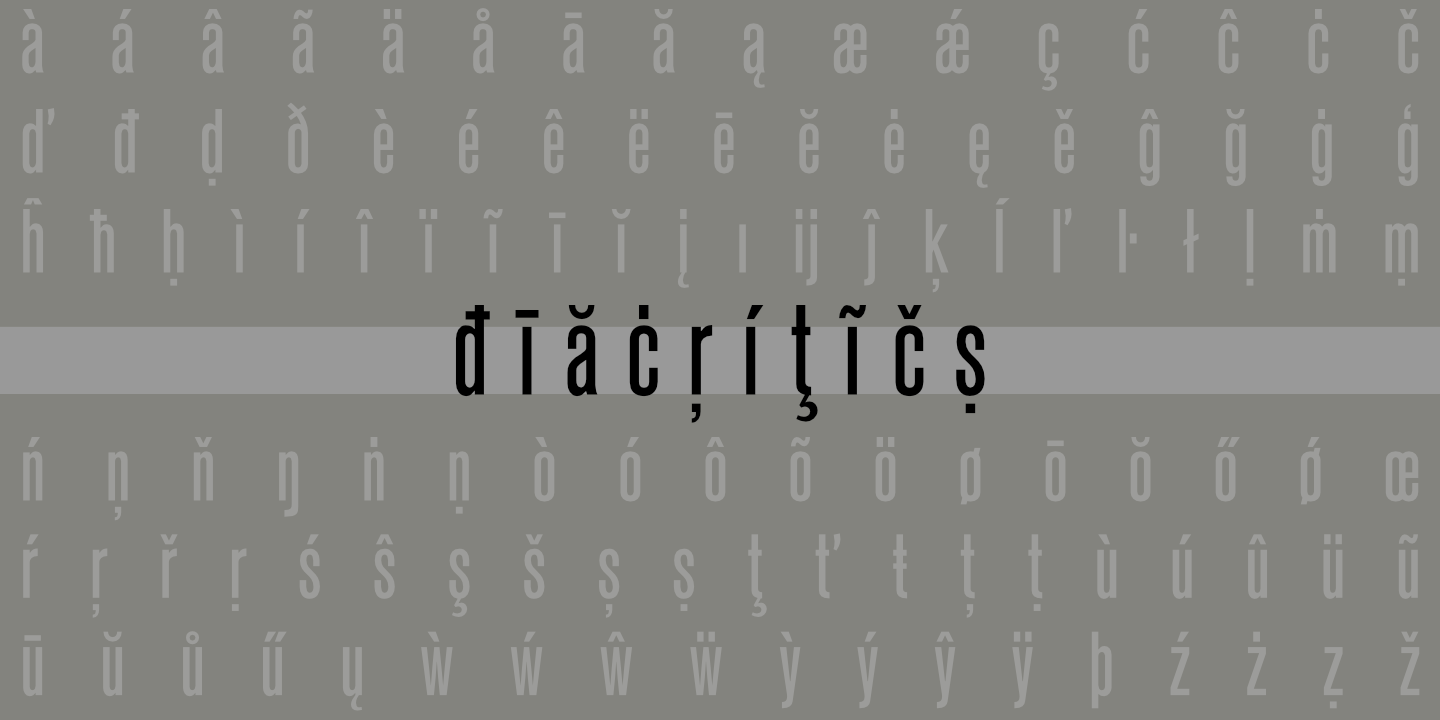 Diacritics