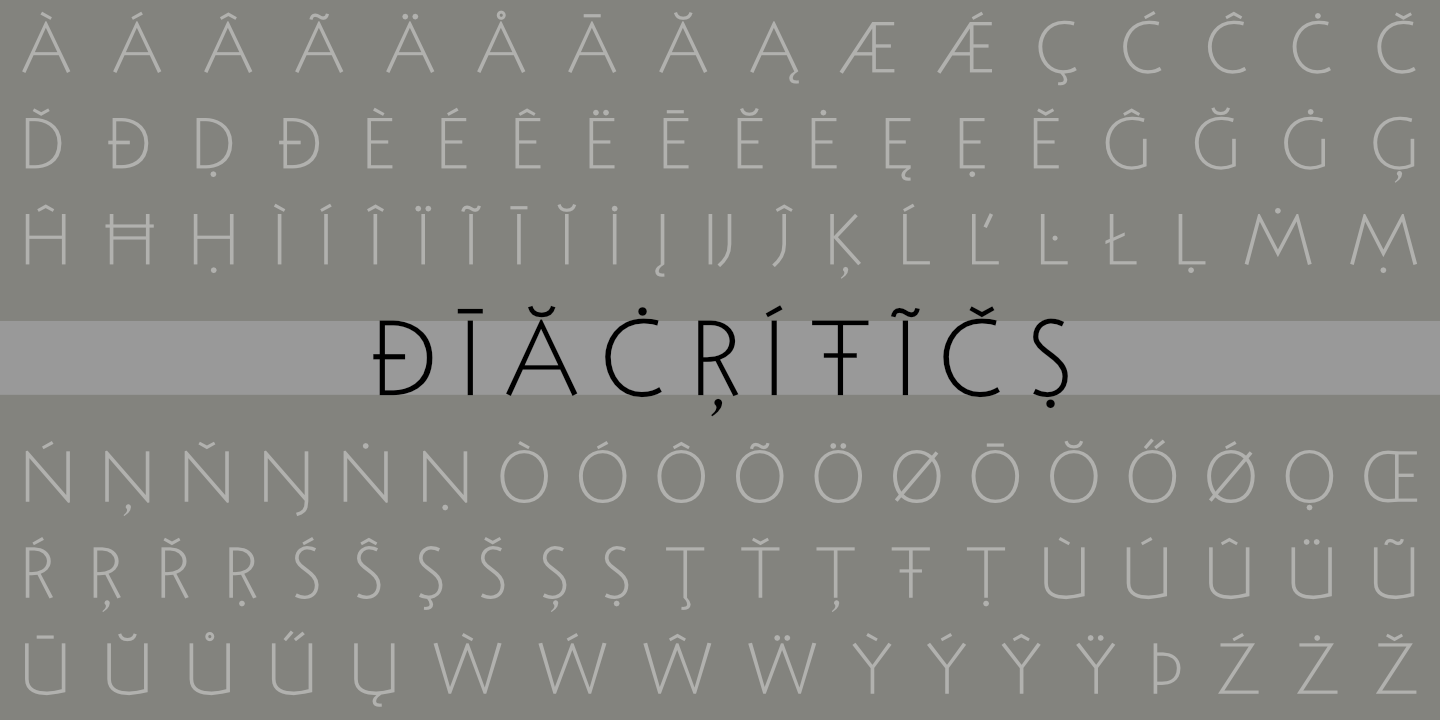 Diacritics