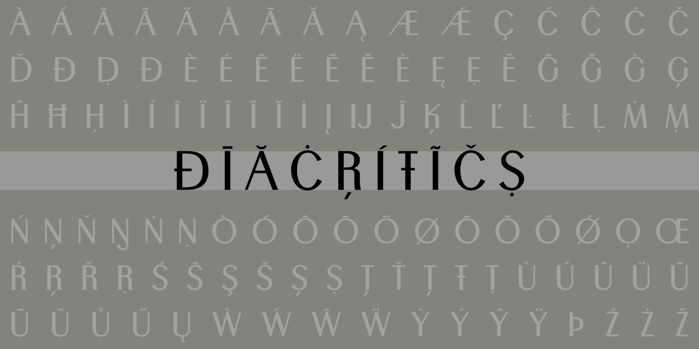 Diacritics