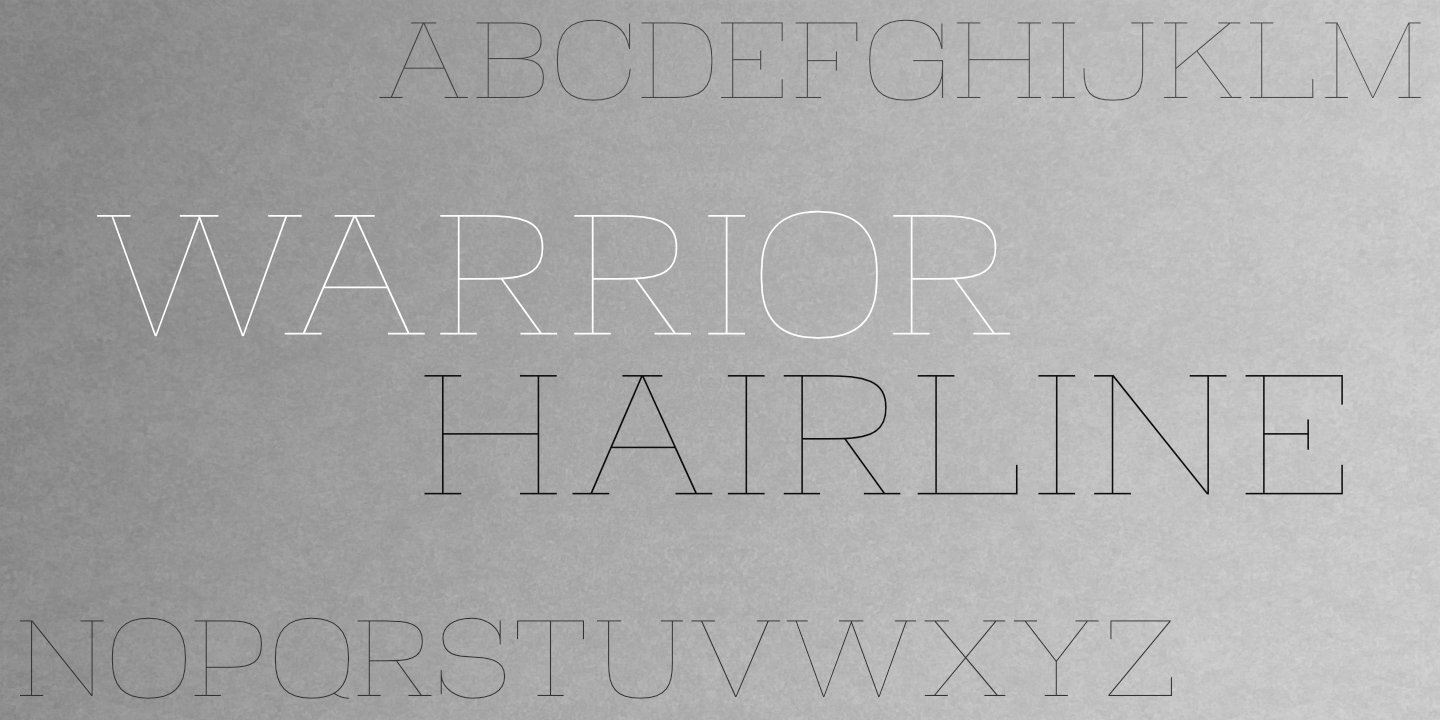 Font poster